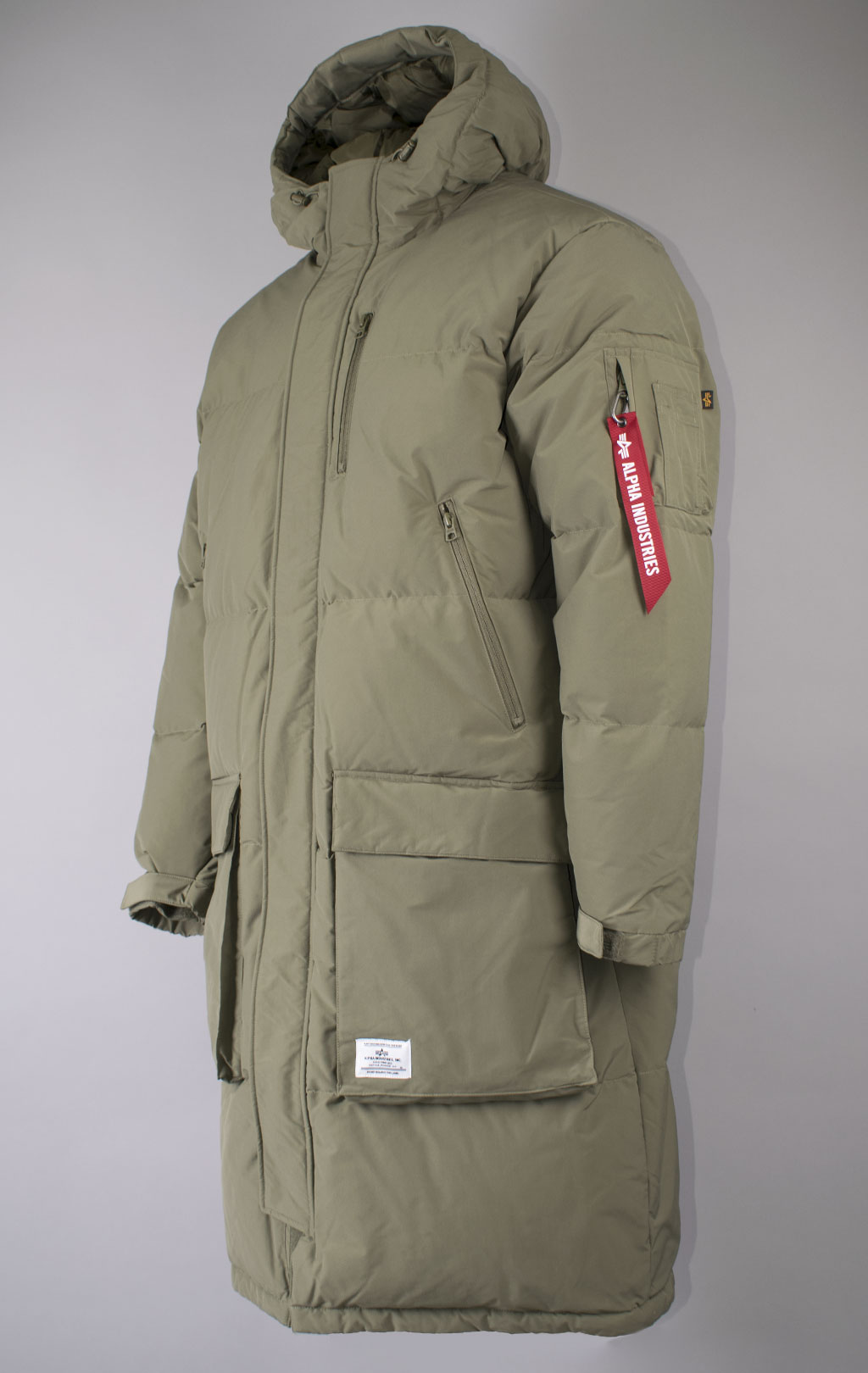 Парка ALPHA INDUSTRIES LONG PUFFER PARKA FW 24/25 OG-107 green 