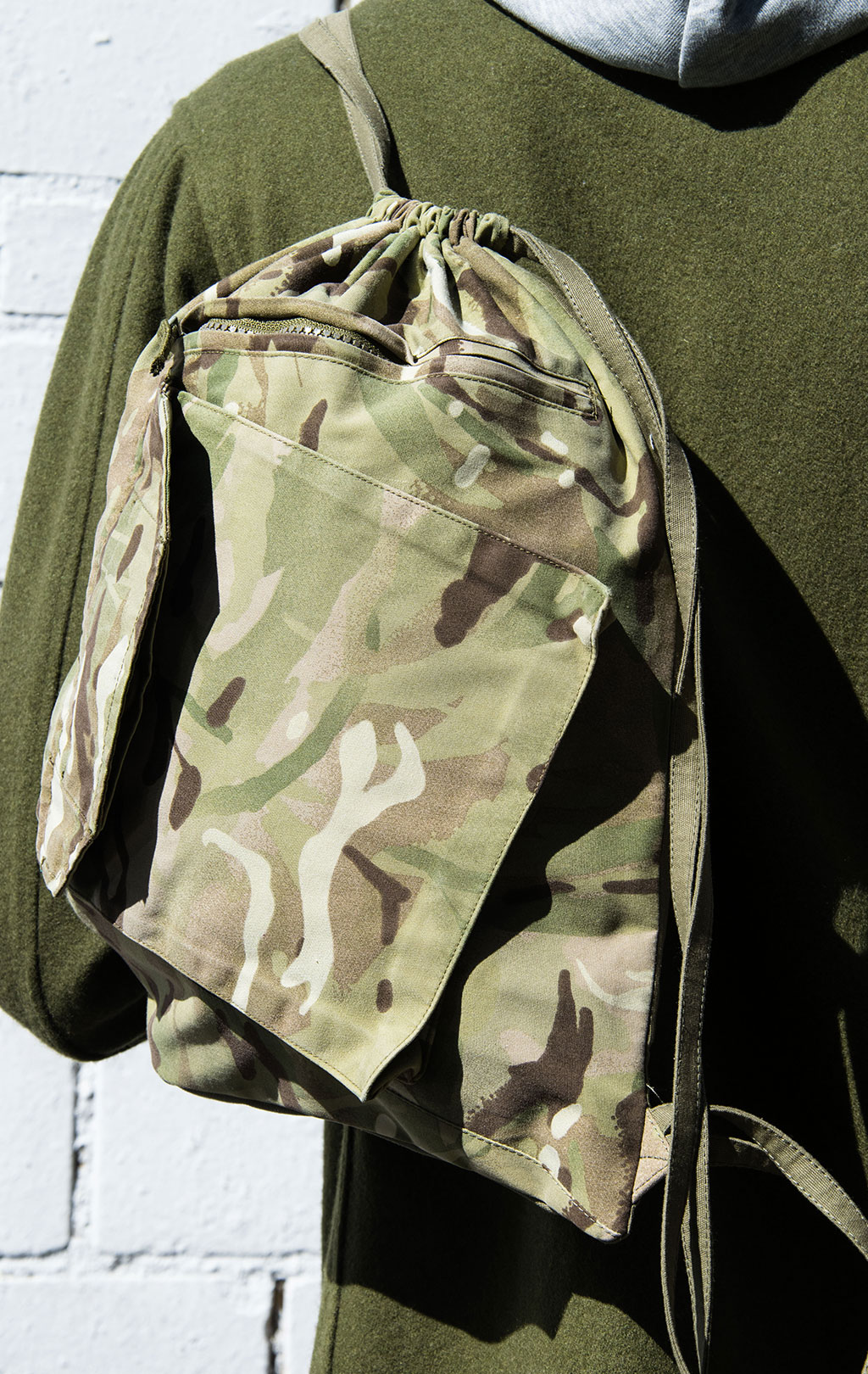 Мешок-рюкзак F'A VINTAGE REFASHIONED MTP camo/green 