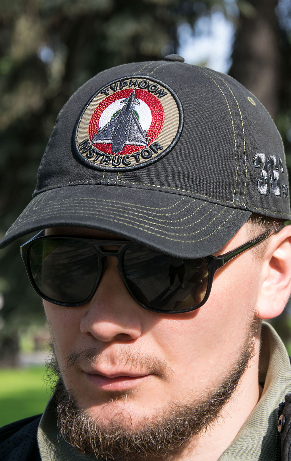 Бейсболка AERONAUTICA MILITARE SS 21/CN jet black (HA 1074)