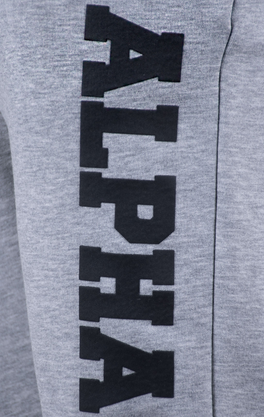 Брюки спортивные джоггеры ALPHA INDUSTRIES BIG LETTERS JOGGER grey heather 