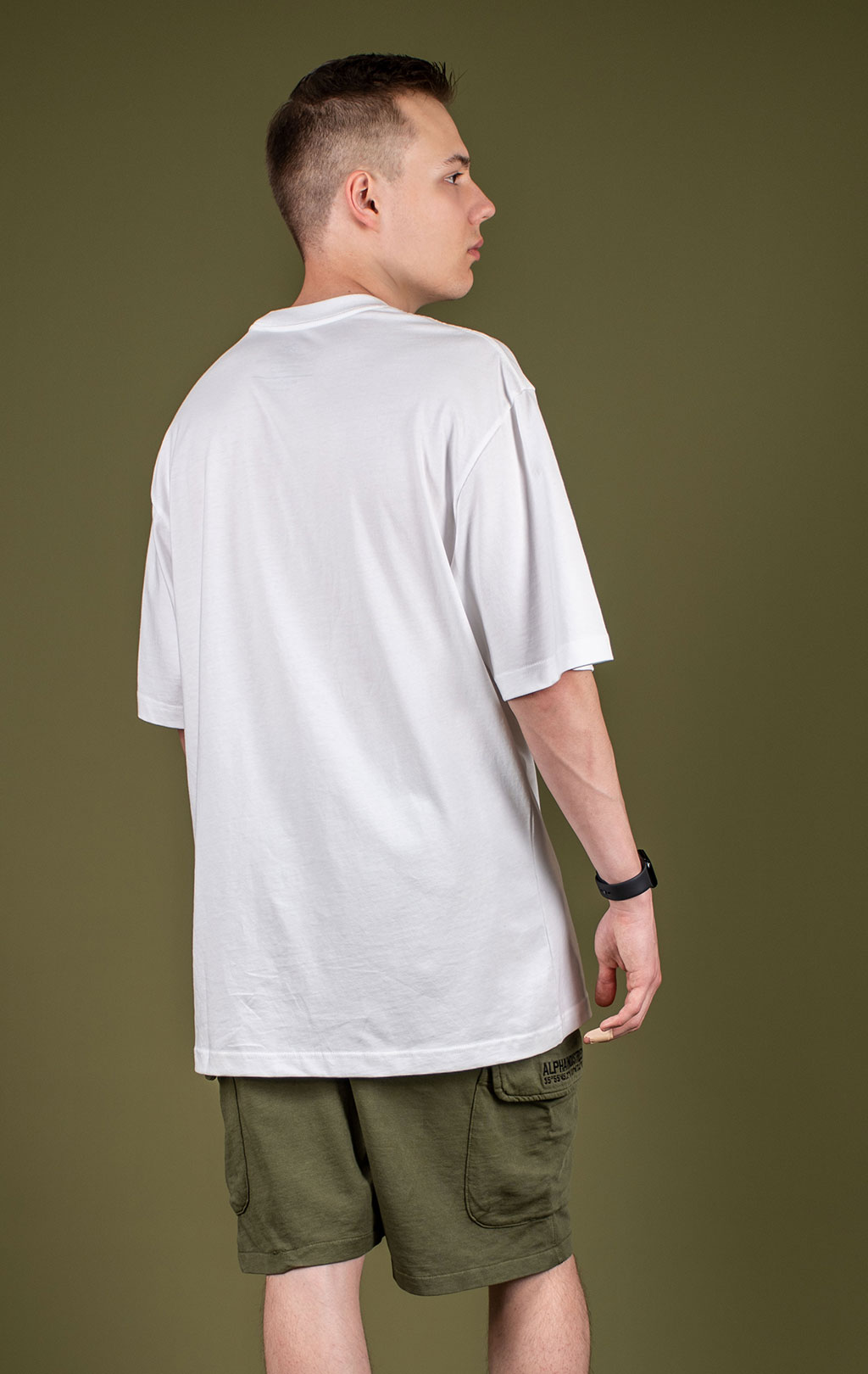 Футболка ALPHA INDUSTRIES ALPHA LIGHT BULB TEE SS 25 m white 