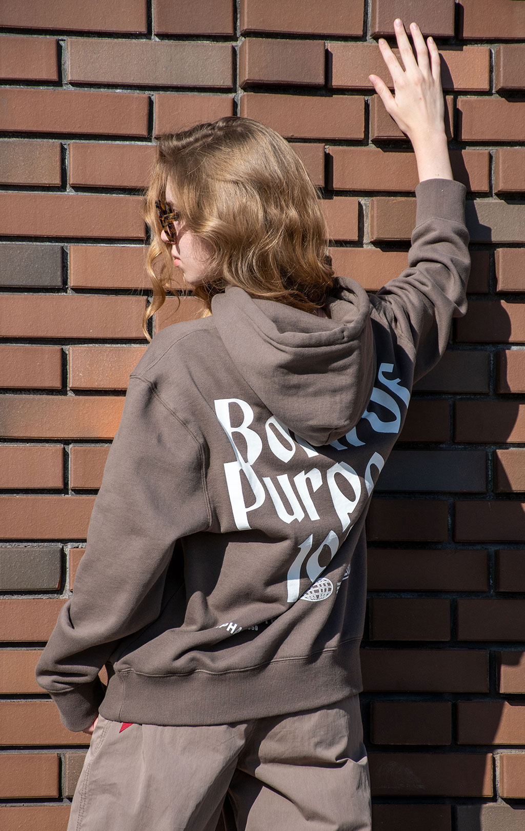 Толстовка ALPHA INDUSTRIES BORN OF PURPOSE HOODIE FW 24/25 coyote brown 