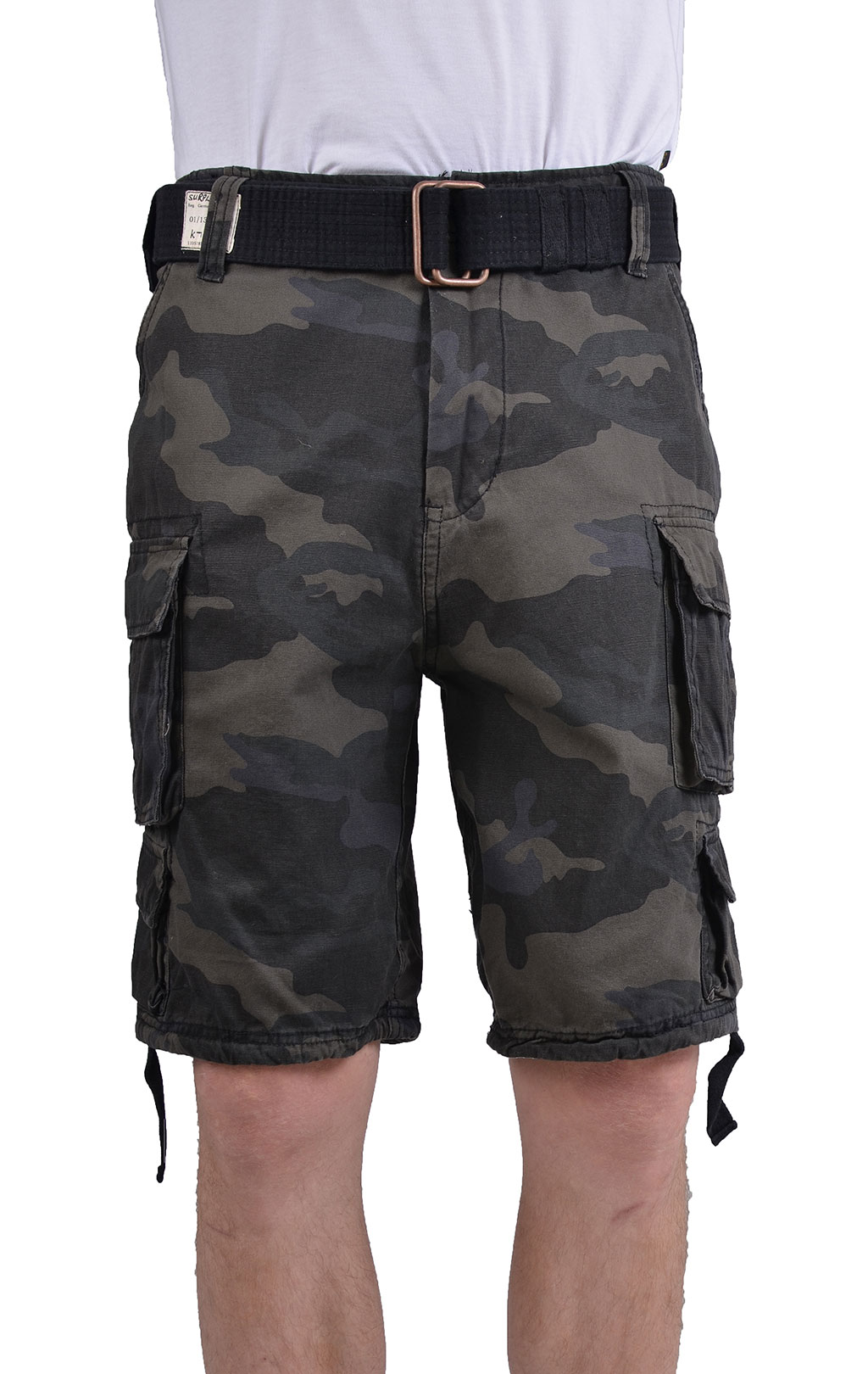 Шорты Surplus DIVISION big size camo black 