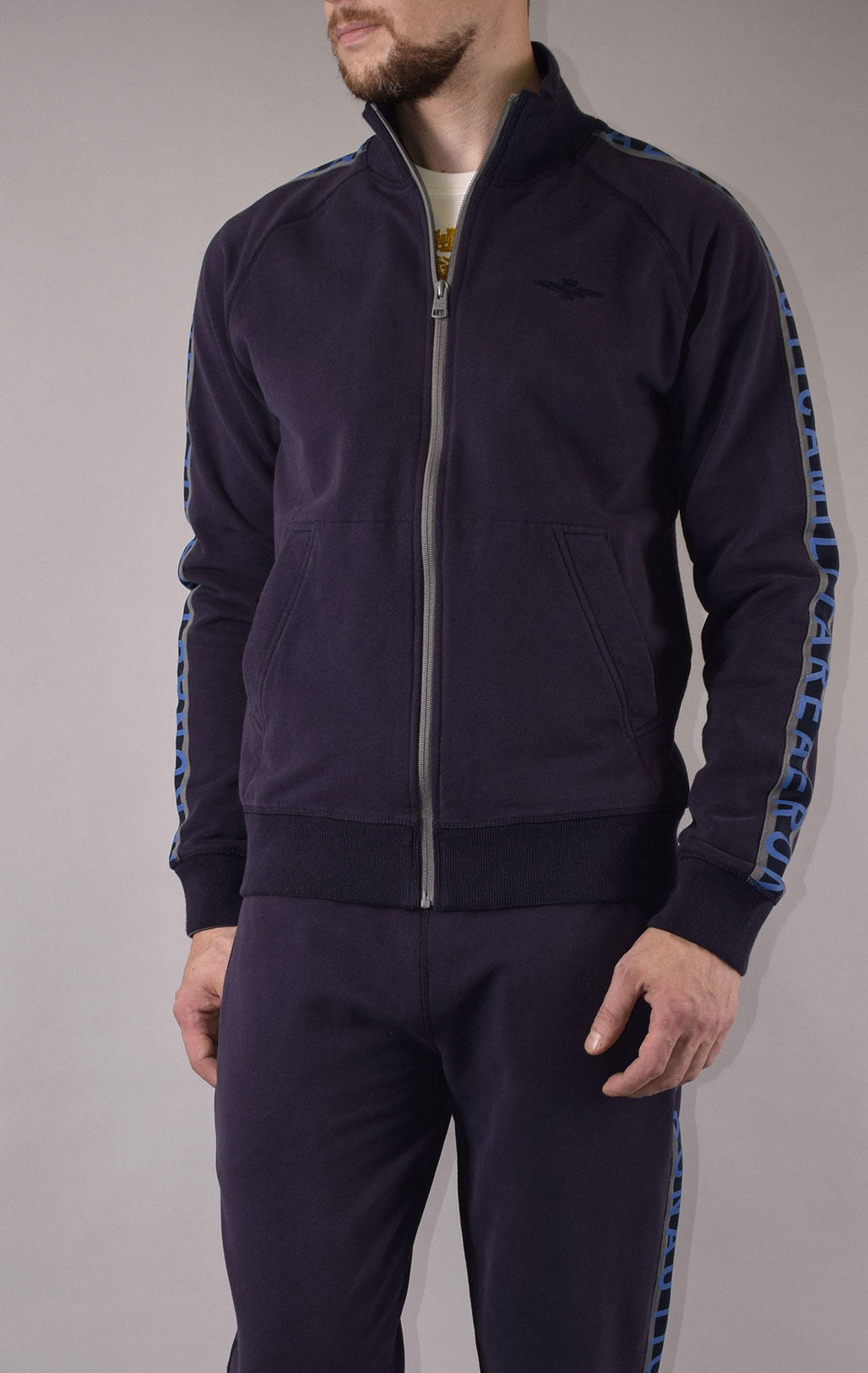 Олимпийка AERONAUTICA MILITARE FW 19/20 blue navy (FE 1408) 