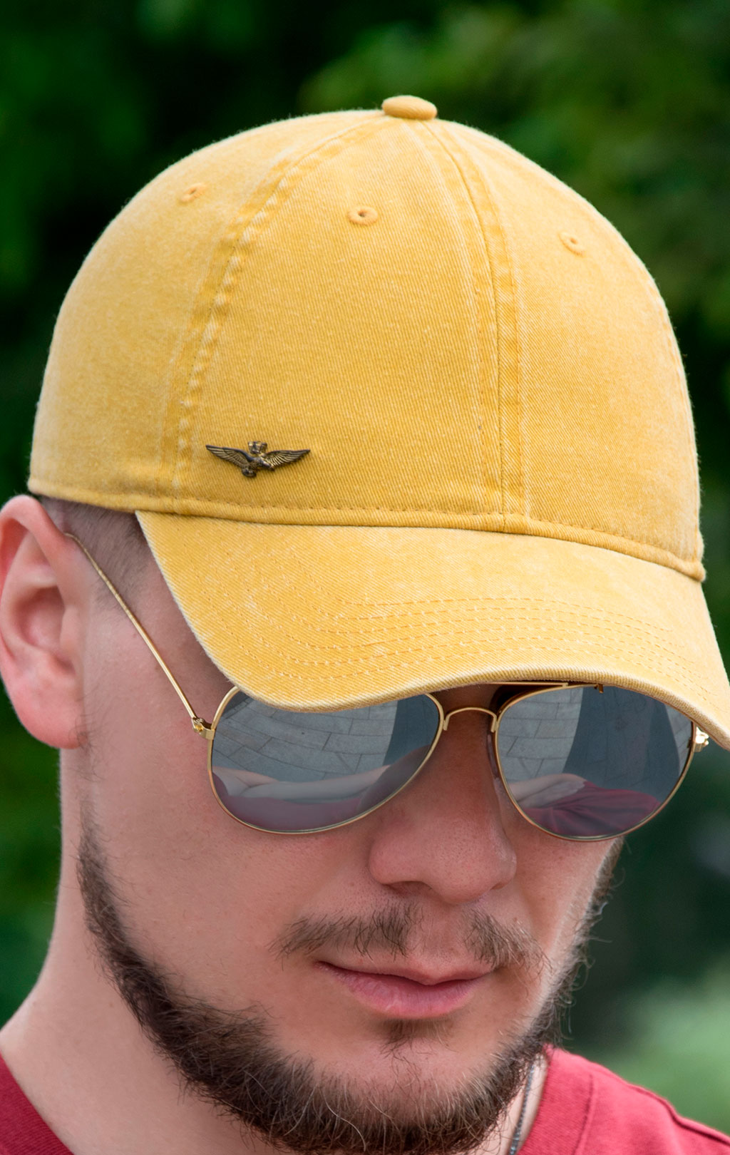 Бейсболка AERONAUTICA MILITARE SS 20/CN giallo (HA 1045) 