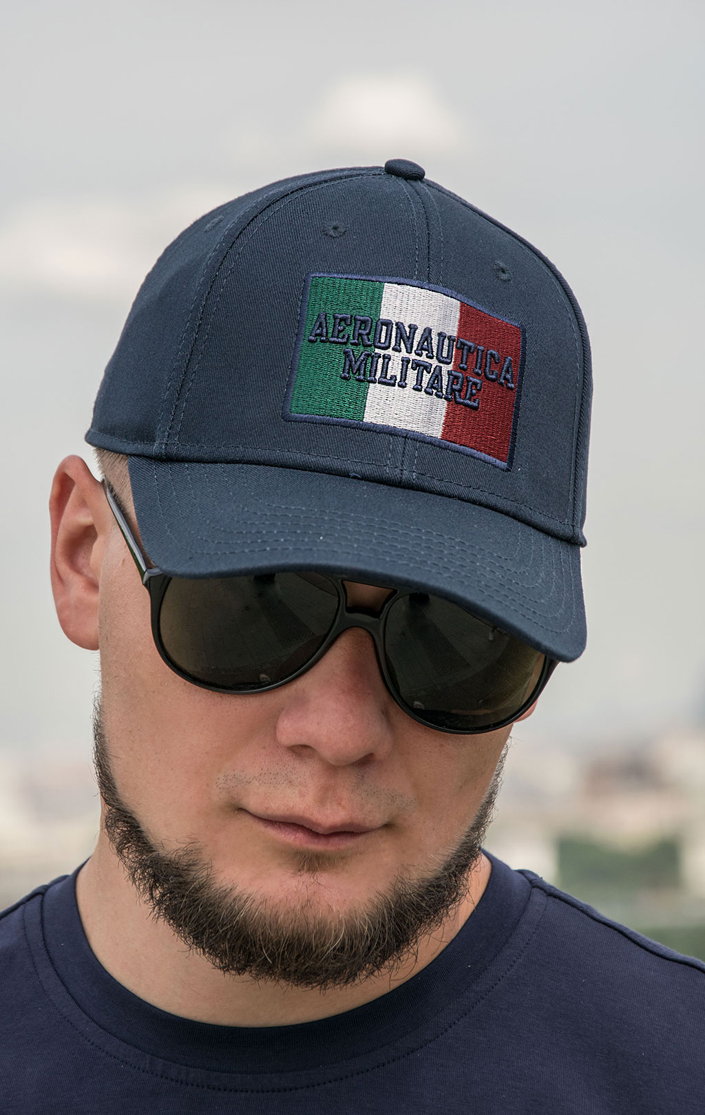 Бейсболка AERONAUTICA MILITARE FW 21/22/CN blue navy (HA 1088)