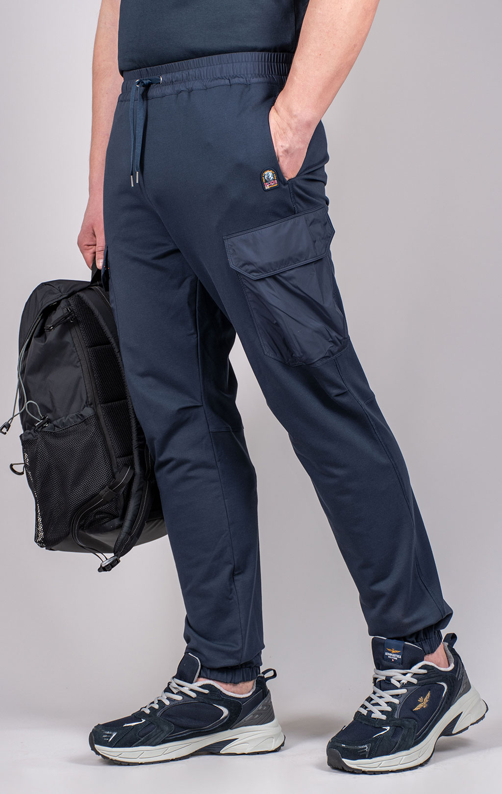 Брюки трикотажные PARAJUMPERS KENNET с карманами SS 25 m blue navy 
