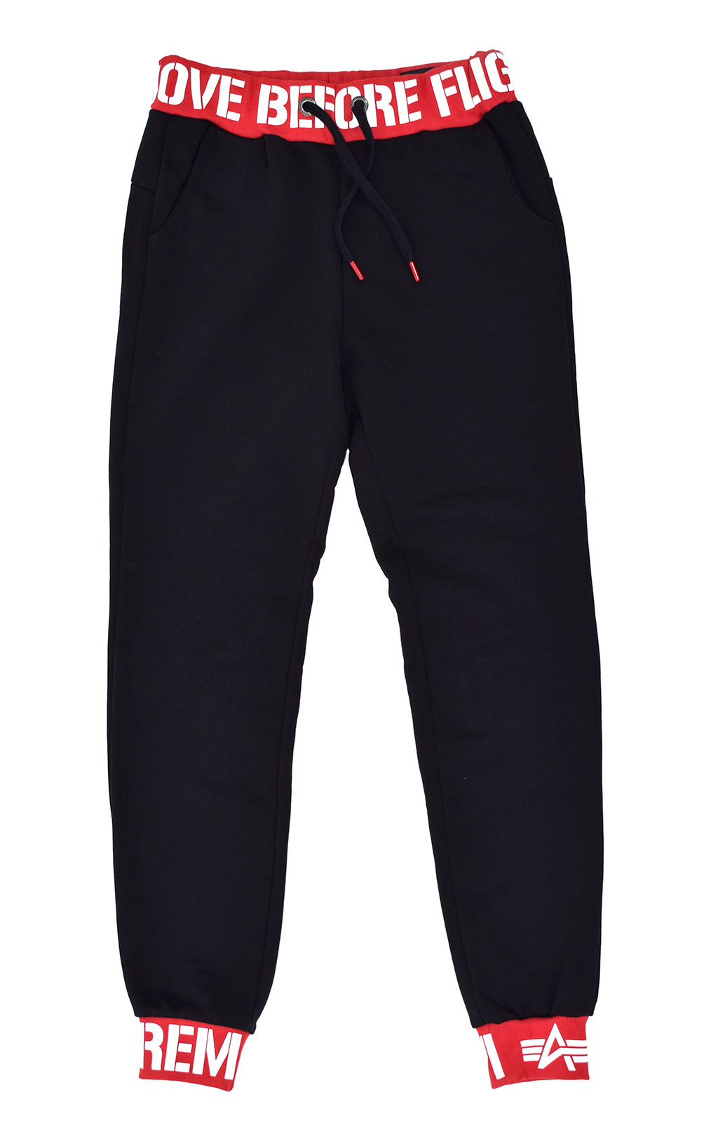 Женские брюки спортивные джоггеры ALPHA INDUSTRIES RBF RIB JOGGER black 