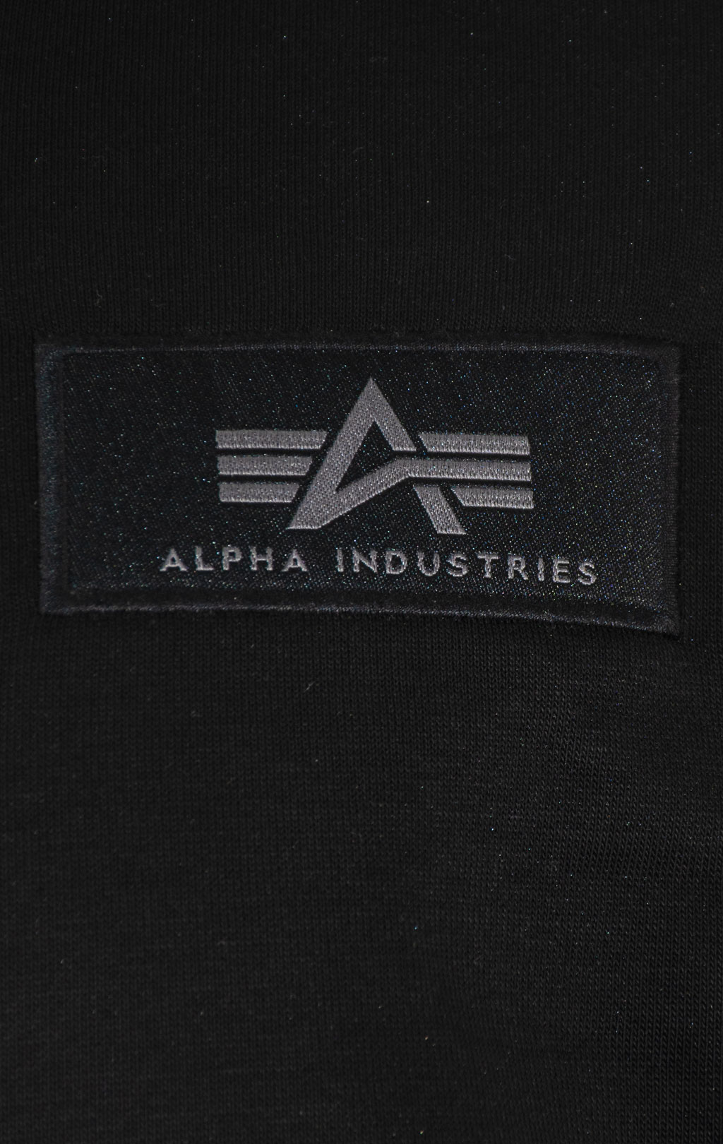 Толстовка ALPHA INDUSTRIES BACK PRINT ZIP HOODY black 