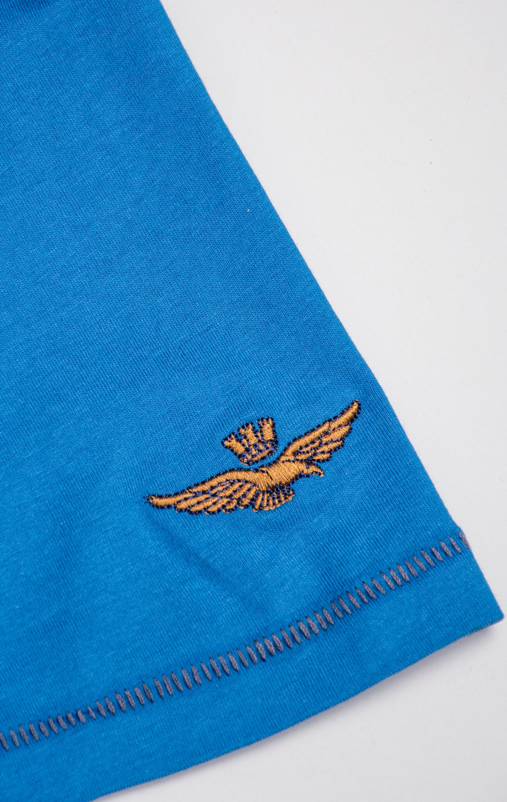 Футболка AERONAUTICA MILITARE SS 26/BD mykonos blue (TS 2542) 