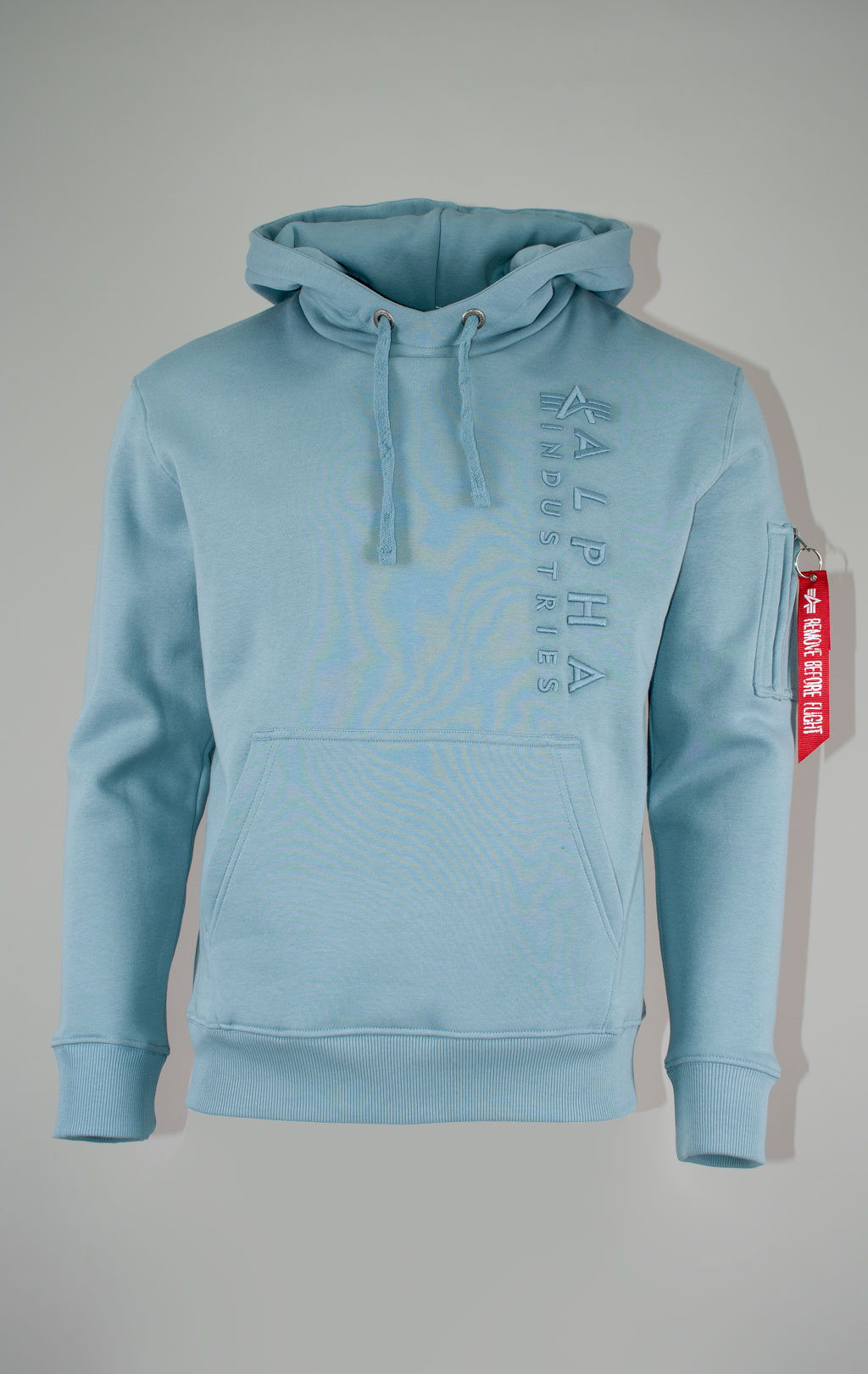 Толстовка ALPHA INDUSTRIES EMB HOODY greyblue 