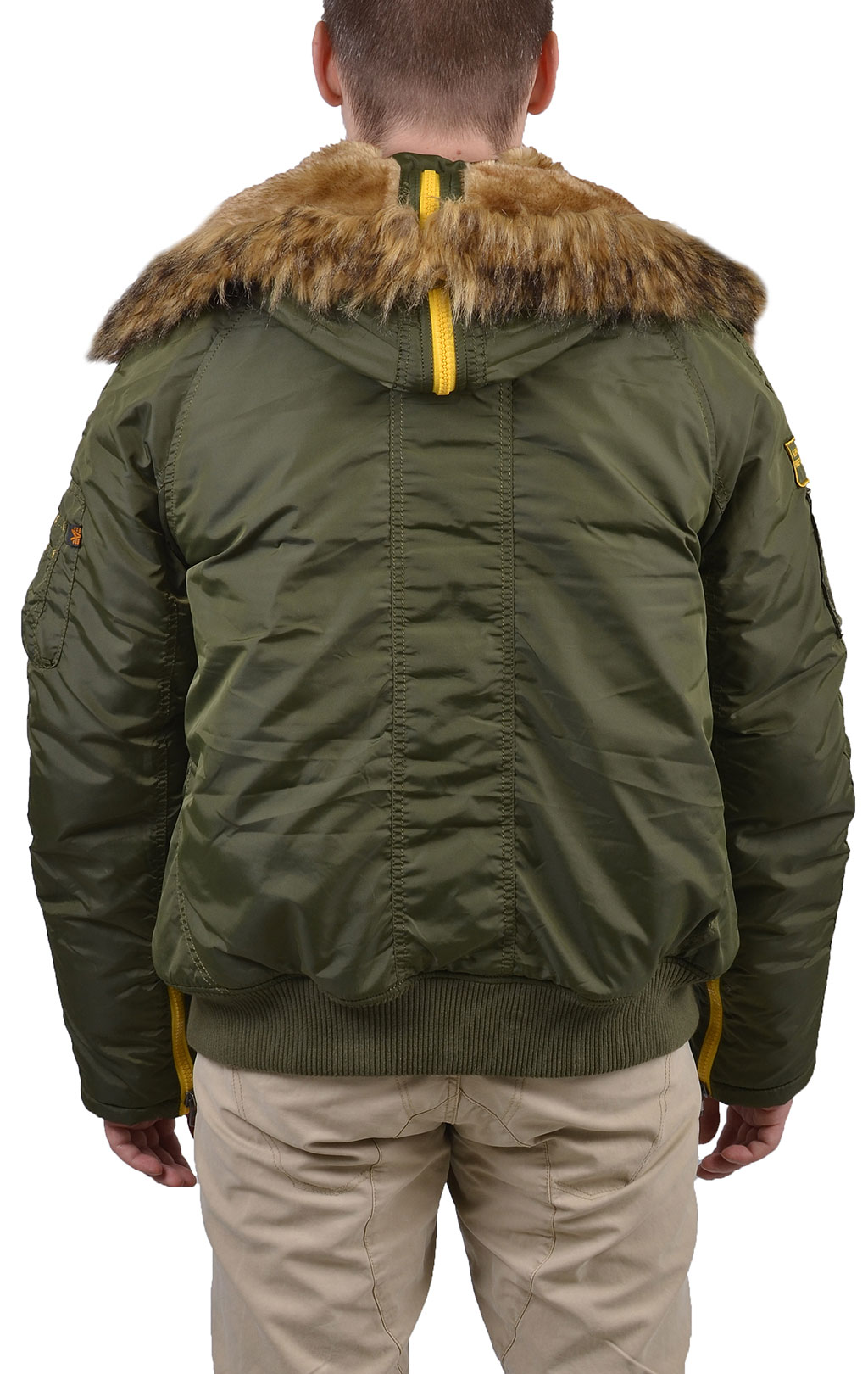 Аляска короткая ALPHA INDUSTRIES PPS N-2B dark green 