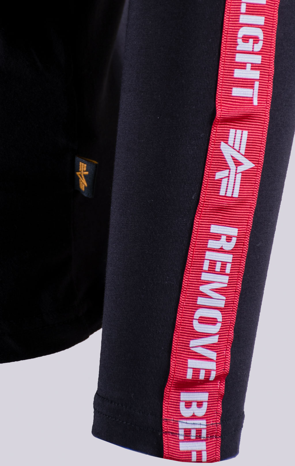 Лонгслив ALPHA INDUSTRIES RBF TAPE LS black 