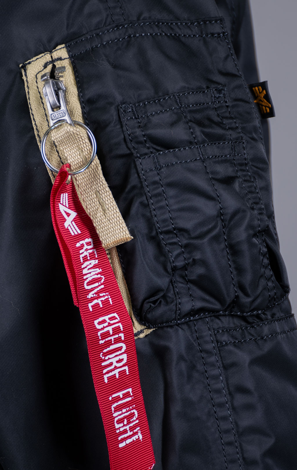 Аляска ALPHA INDUSTRIES N-3B ART VF натур. мех black 