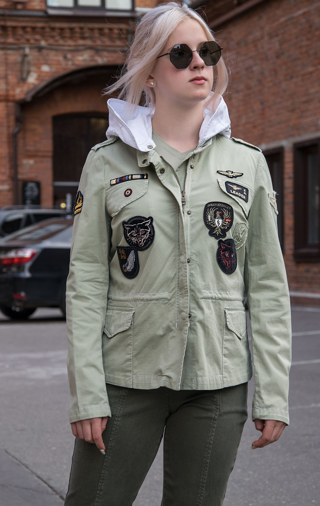 Женская ветровка AERONAUTICA MILITARE SS 21 m/AL menta (AB 1961) 