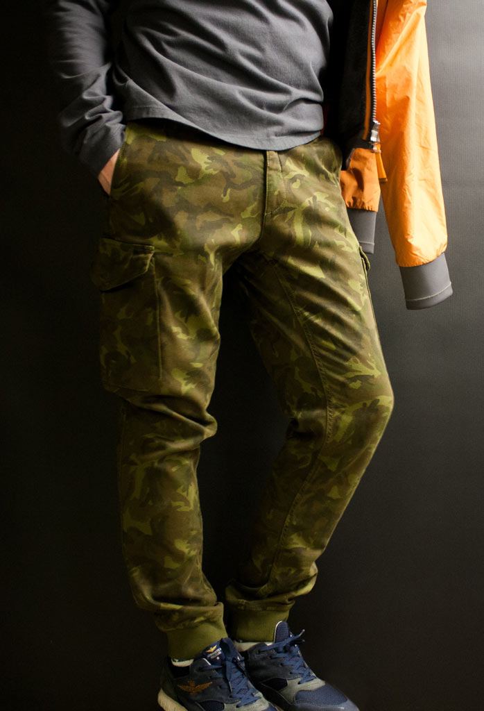 Брюки-карго AERONAUTICA MILITARE camouflage (PF 673) 