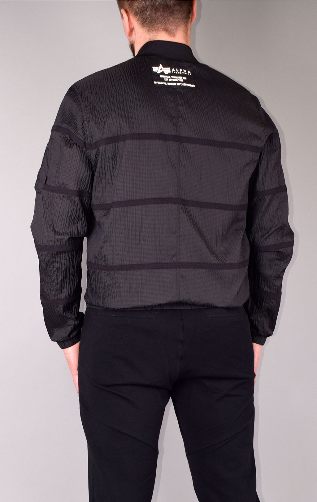 Ветровка ALPHA INDUSTRIES PARACHUTE UTILITY original fit black 