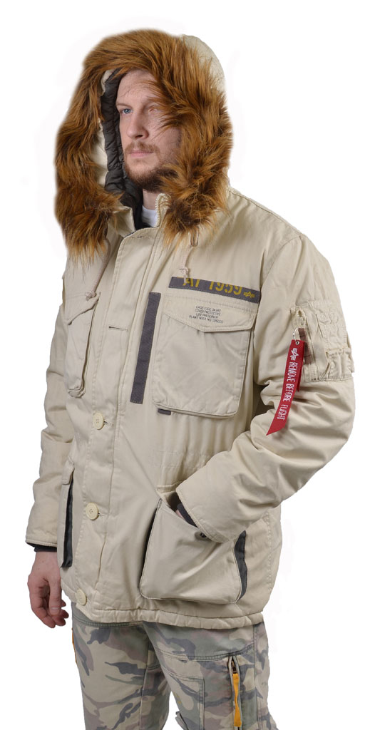 Куртка ALPHA INDUSTRIES MOUNTAIN PARKA white off 