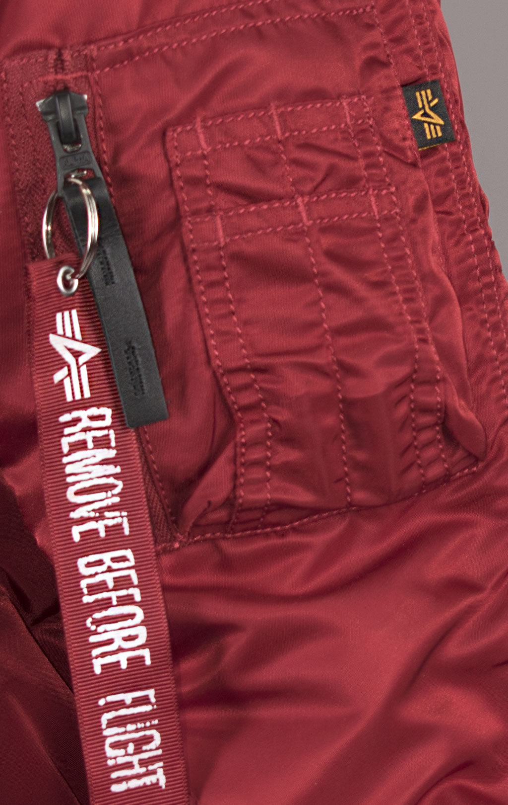 Женская аляска ALPHA INDUSTRIES CLASSIC N-3B original fit commander red 