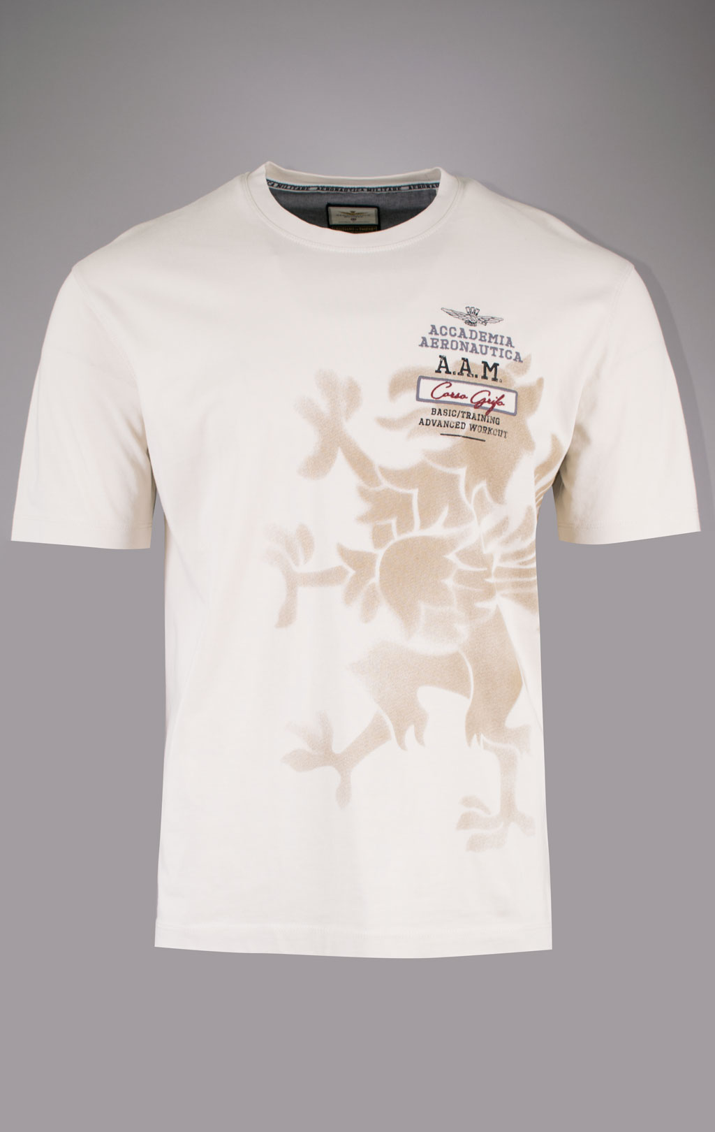 Футболка AERONAUTICA MILITARE GRIFO PRINT SS 24/TR dark ice (TS 2200) 