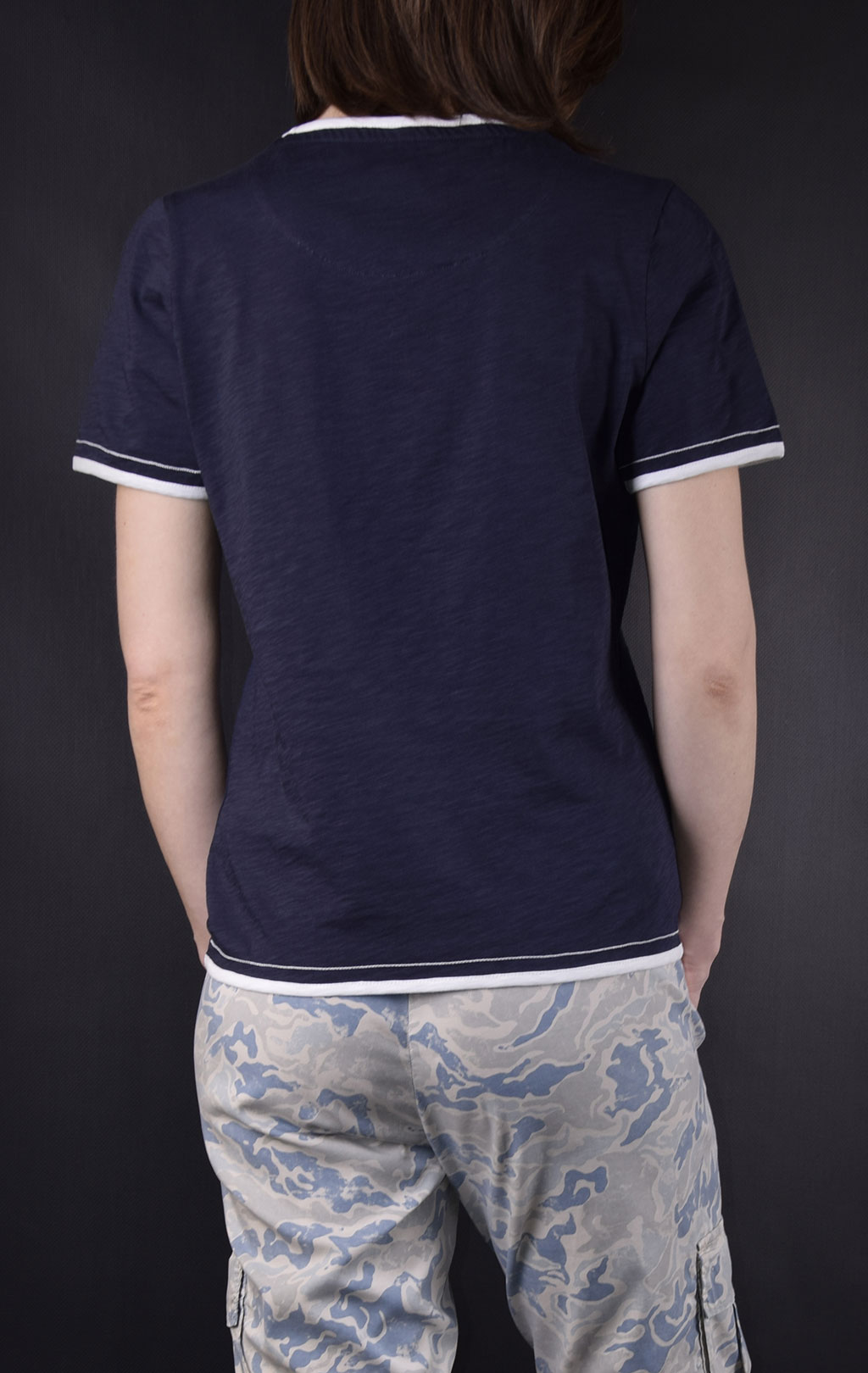 Женская футболка AERONAUTICA MILITARE SS19 blue navy (TS 1599) 