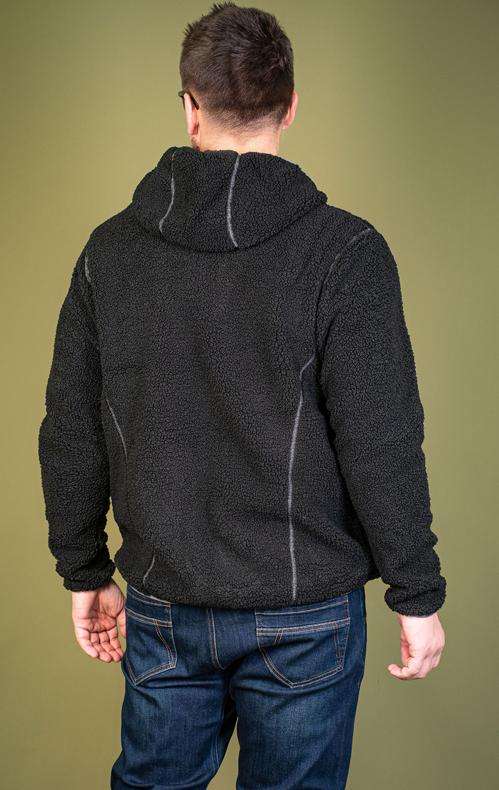 Куртка с капюшоном Pentagon SHERPA IANOS 2 in 1 флис black/grey wolf 09057 
