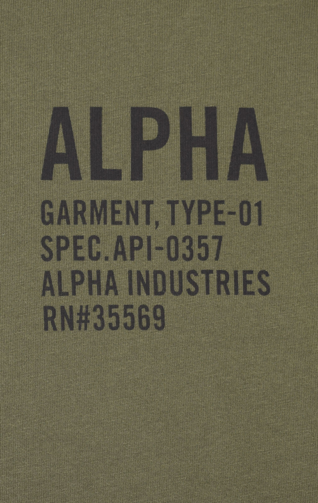 Футболка ALPHA INDUSTRIES ALPHA GRAPHIC TEE SS 23 olive 