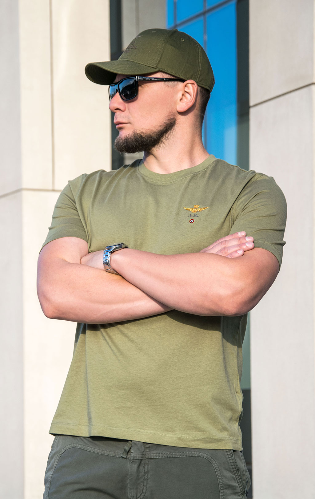 Футболка AERONAUTICA MILITARE FW 23/24/BD green (TS 1580) 