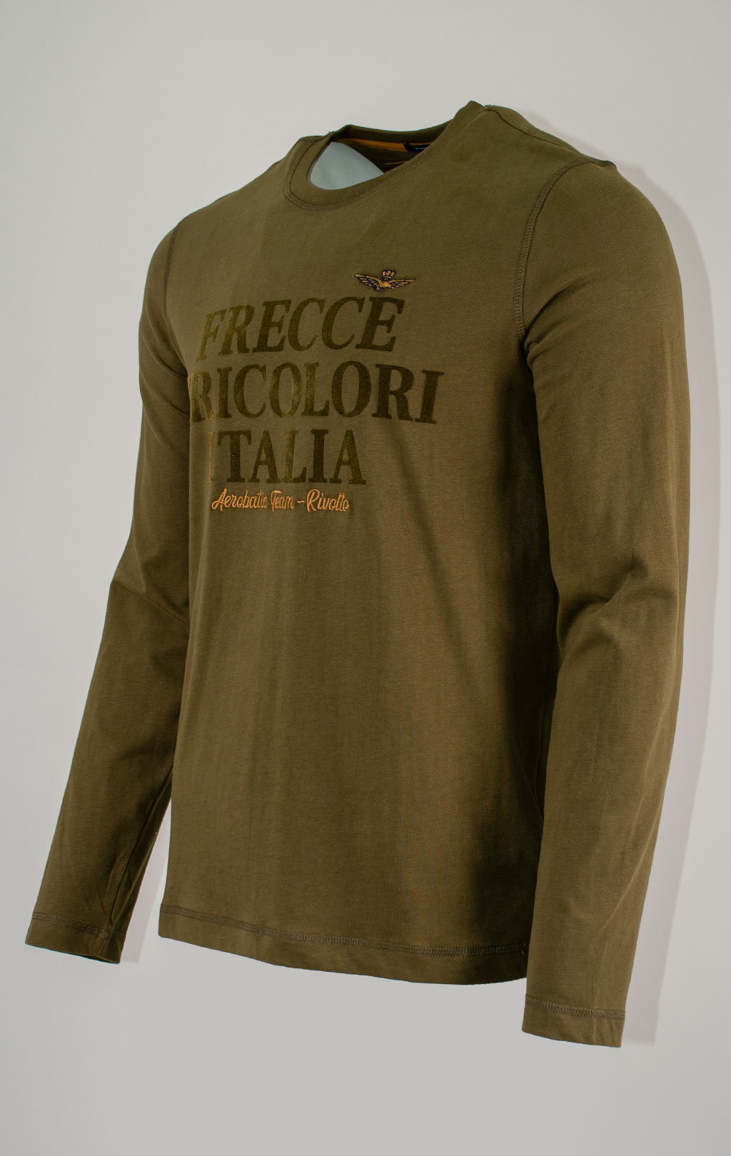 Лонгслив AERONAUTICA MILITARE FW 25/26/BD dark olive (TS 2469) 