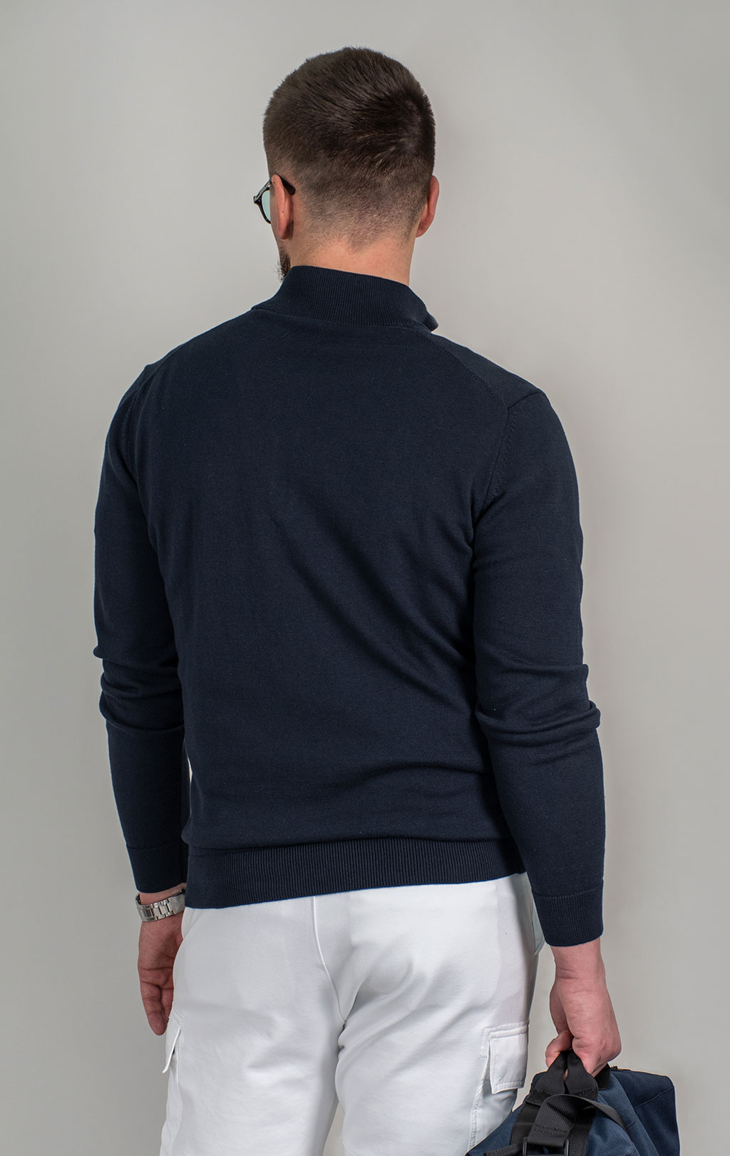Свитер AERONAUTICA MILITARE SS 25/BG blue navy (MA 1489) 