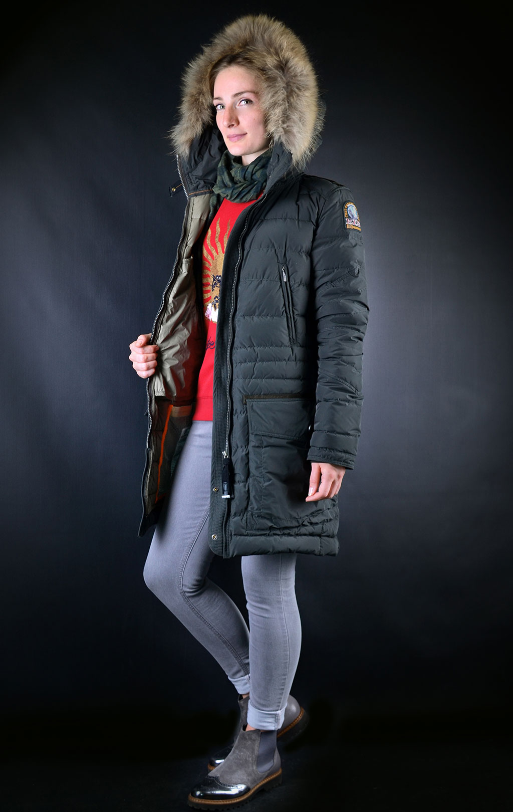 Женский пуховик PARAJUMPERS CRYSTAL bush 