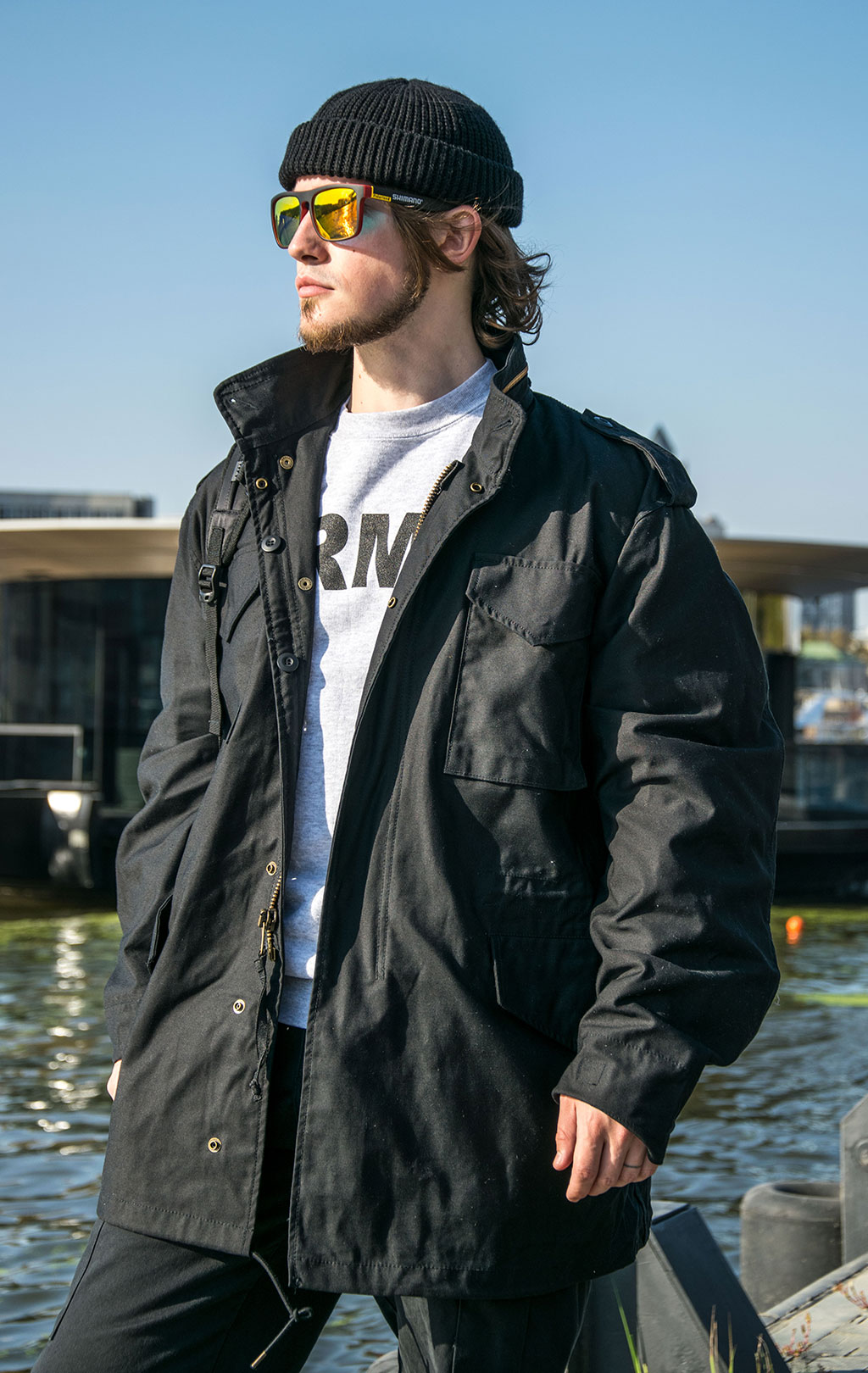 Куртка ALPHA INDUSTRIES M-65 CLASSIC (HERITAGE) black 