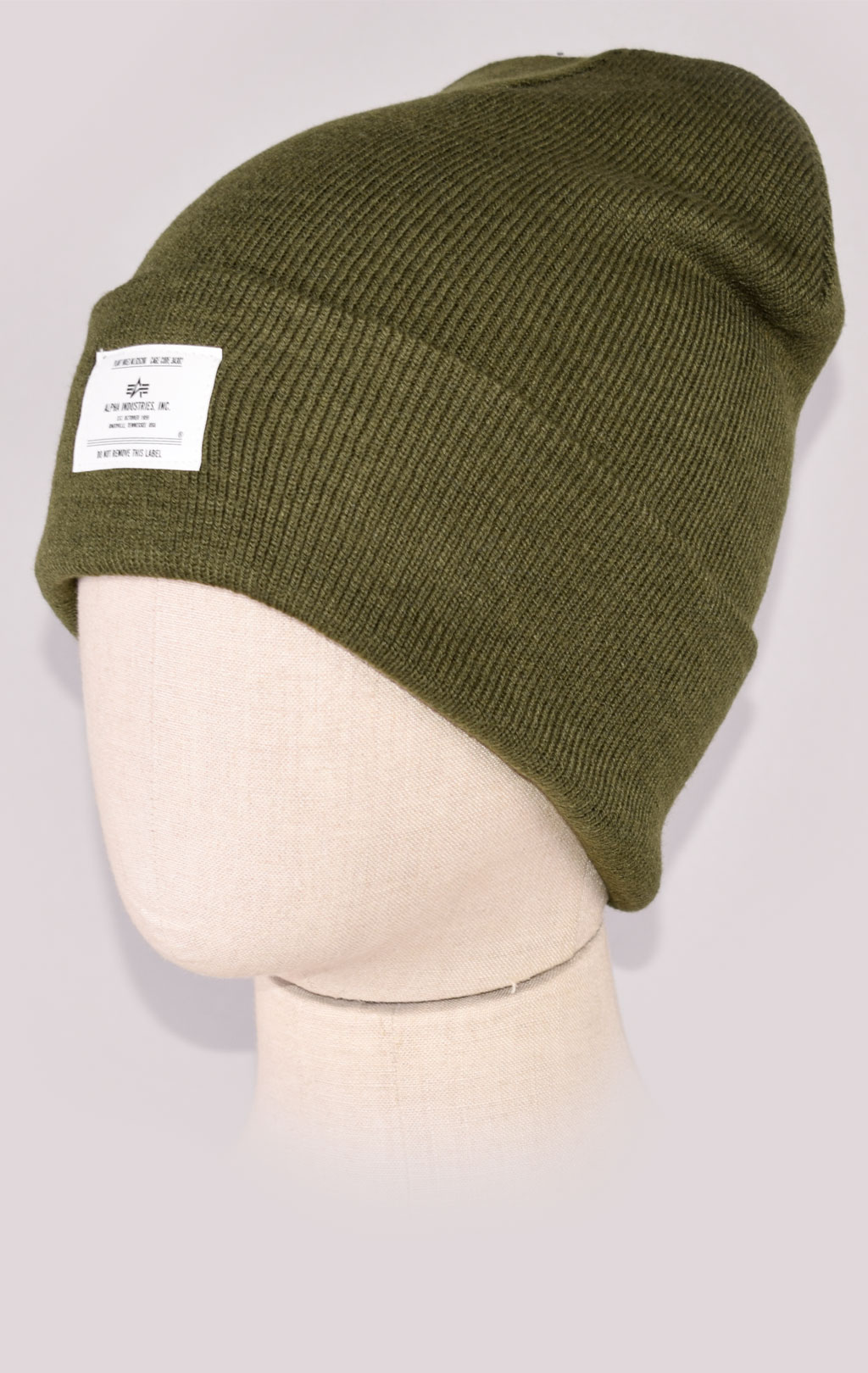 Шапка ALPHA INDUSTRIES ESSENTIAL BEANIE FW 21/22 olive 