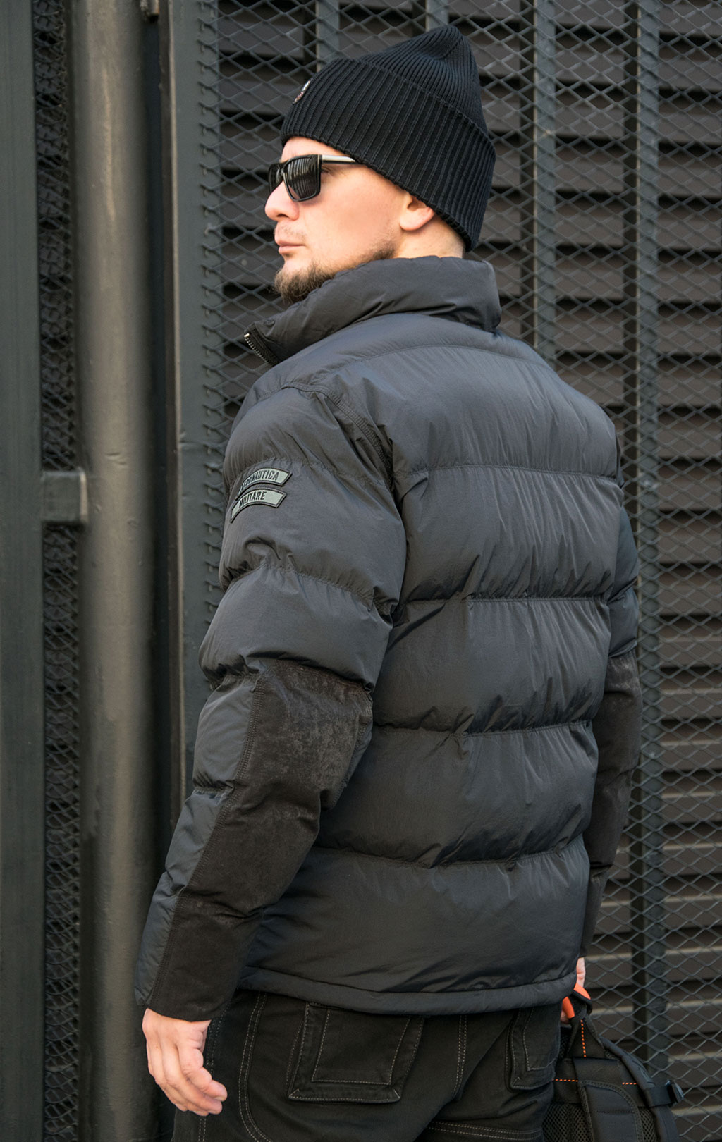 Куртка AERONAUTICA MILITARE FW 23/24 m/CN jet black (AB 2117) 