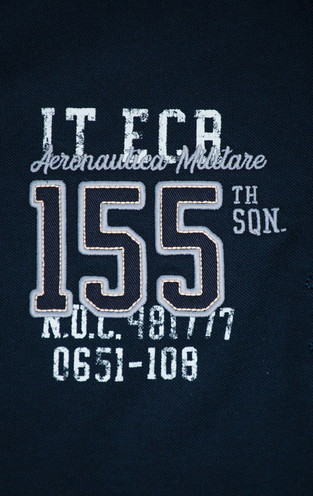 Футболка-поло AERONAUTICA MILITARE SS 25 m/TR blue navy (PO 1860) 