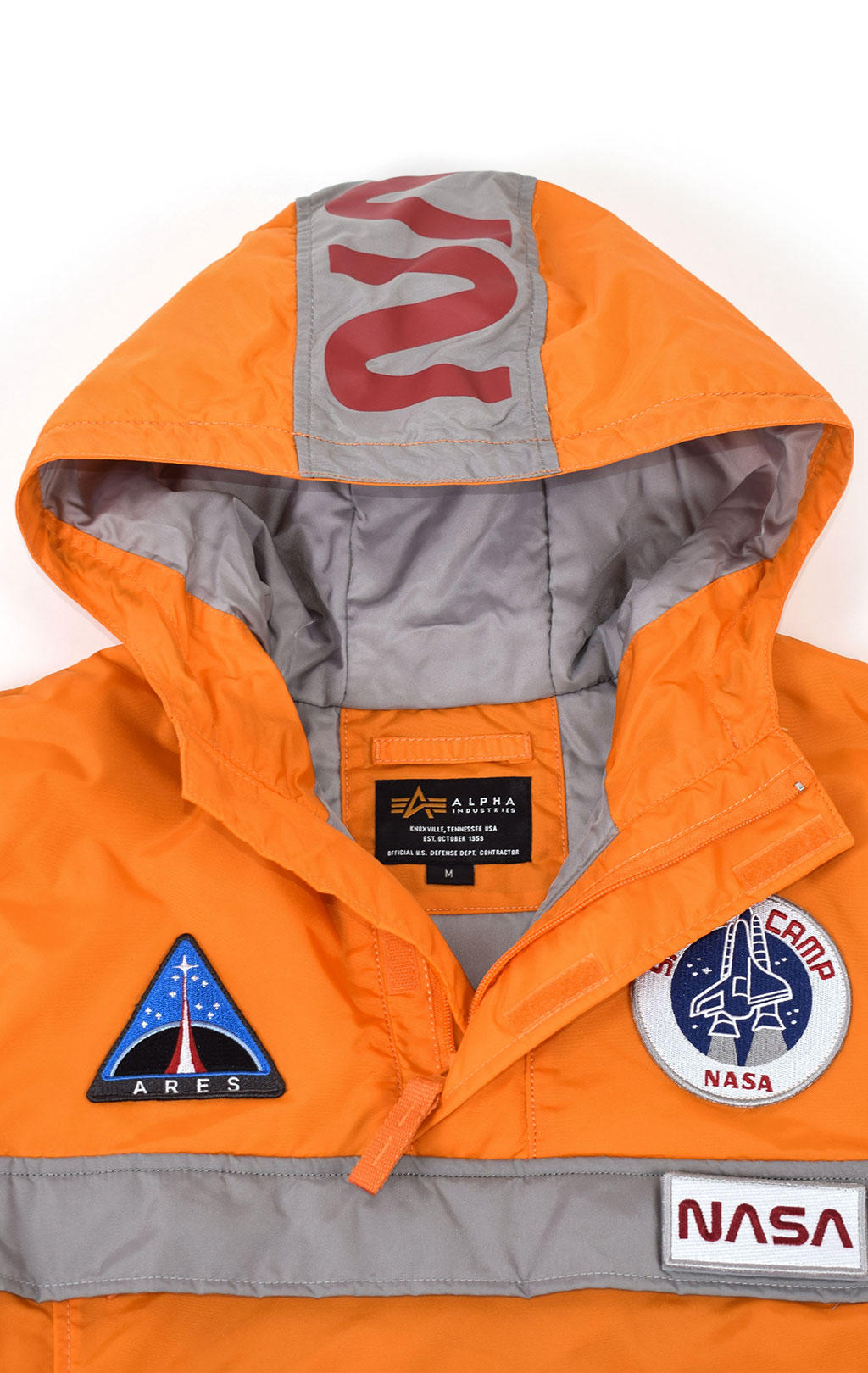 Анорак ALPHA INDUSTRIES NASA SPACE CAMP ANORAK alpha orange 