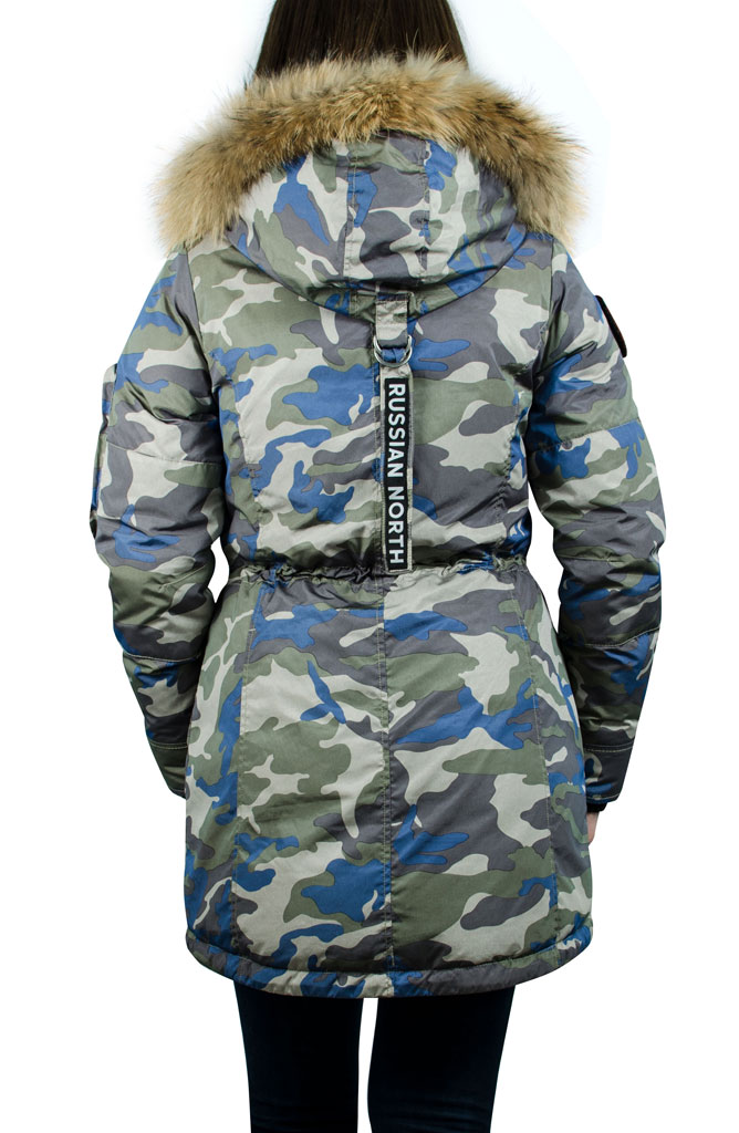 Женский пуховик ARCTIC EXPLORER UMI camo 