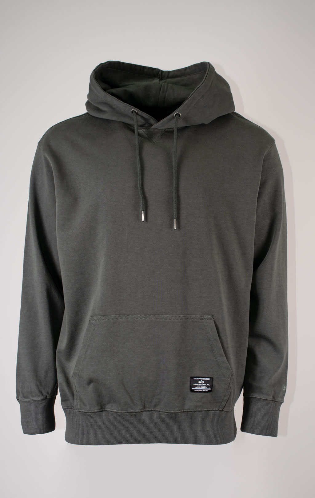 Толстовка ALPHA INDUSTRIES ESSENTIAL FRENCH TERRY HOODIE GEN-II SS 25 m charcoal 