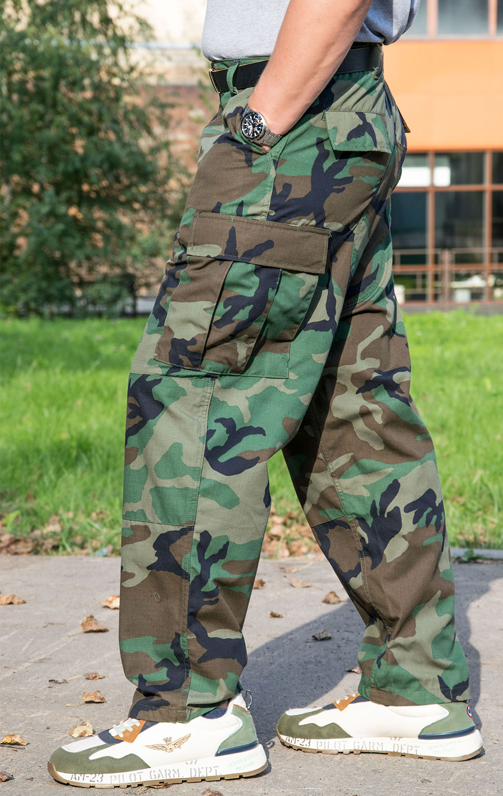 Брюки полевые Tru-Spec BDU хлопок/нейлон Rip-Stop ZIPP FLY camo woodland 