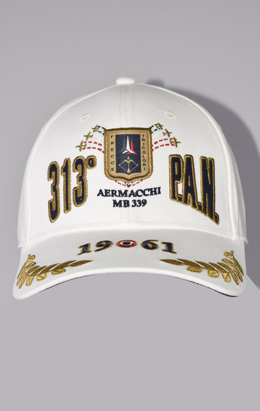 Бейсболка AERONAUTICA MILITARE SS 23/CN off white (HA 1131)