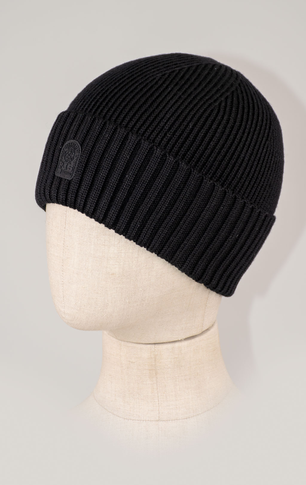 Шапка вязаная PARAJUMPERS PLAIN BEANIE FW 25/26 black 