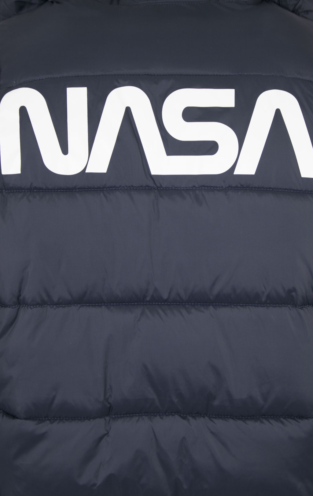 Куртка ALPHA INDUSTRIES HOODED PUFFER FD NASA rep. blue 