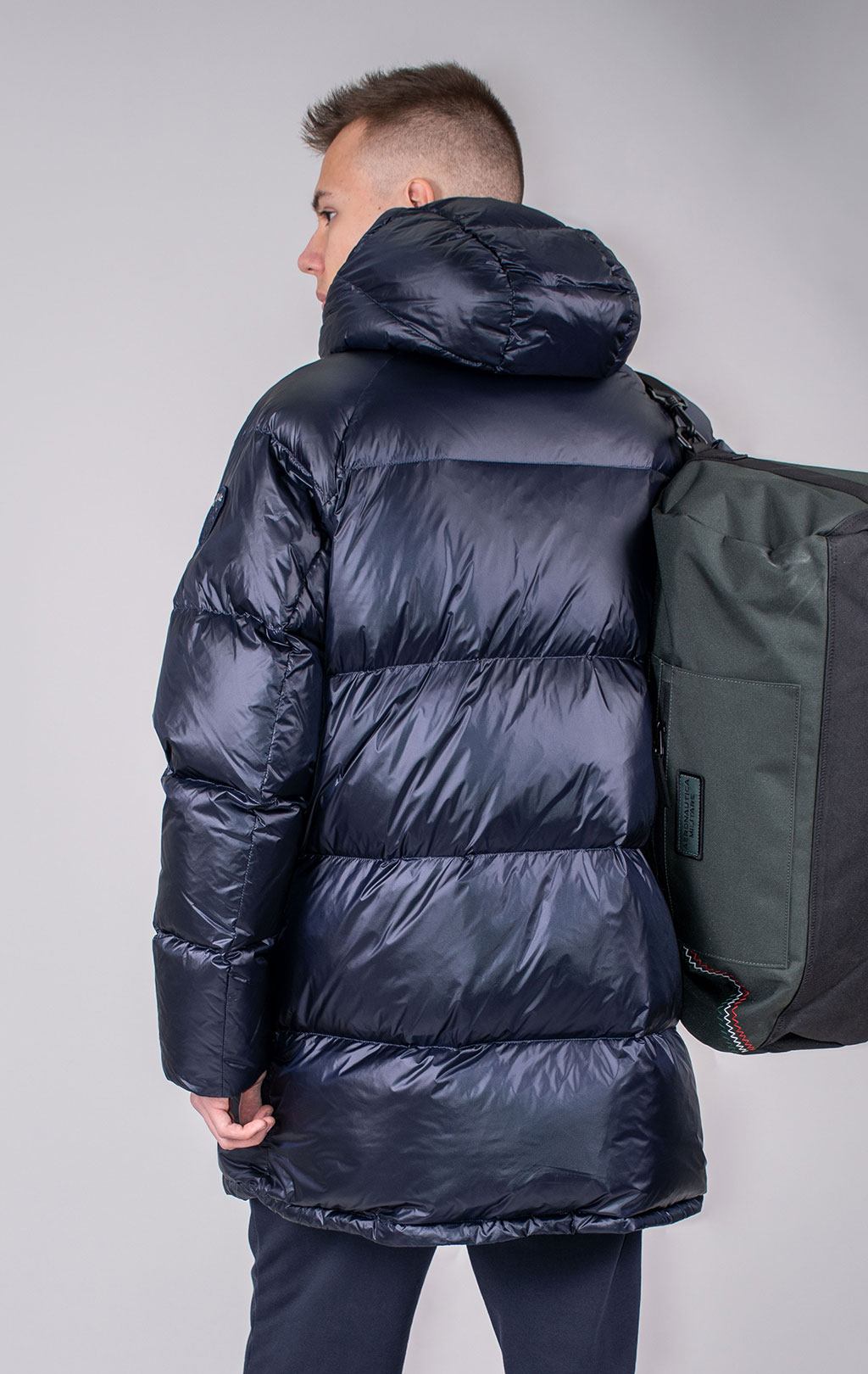 Парка-пуховик BLAUER ABBOT FW 24/25 blue interno blue 975 (KO3323) 