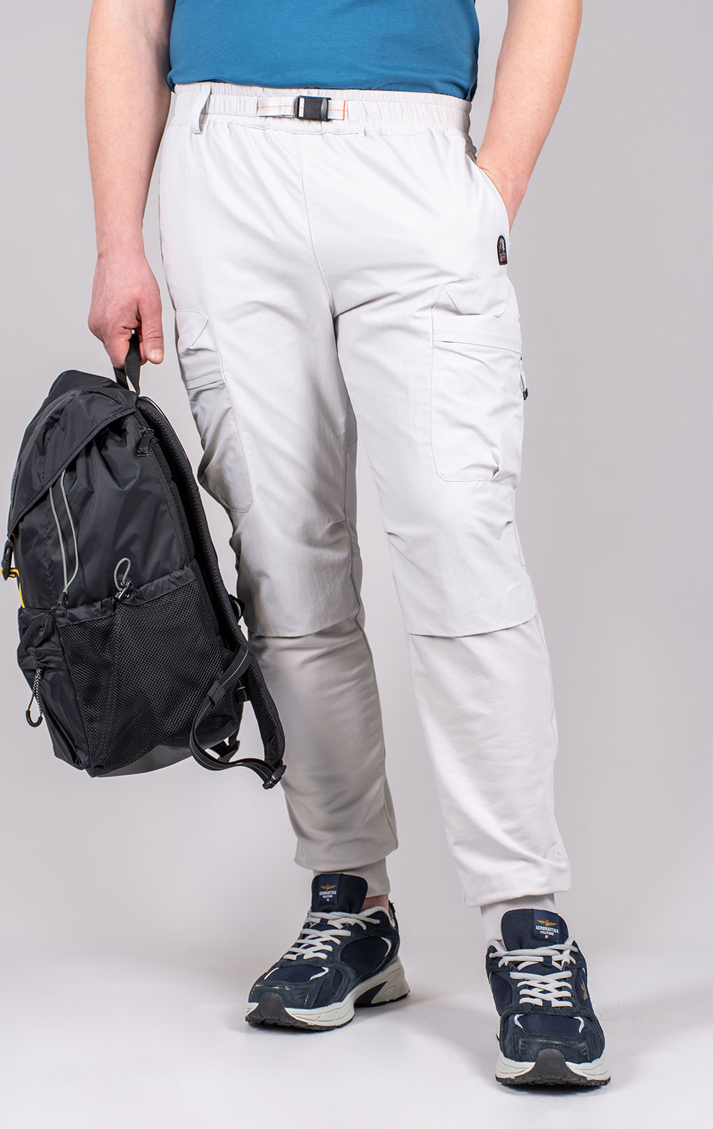 Брюки трикотажные PARAJUMPERS OSAGE с карманами SS 25 m ghiaccio 