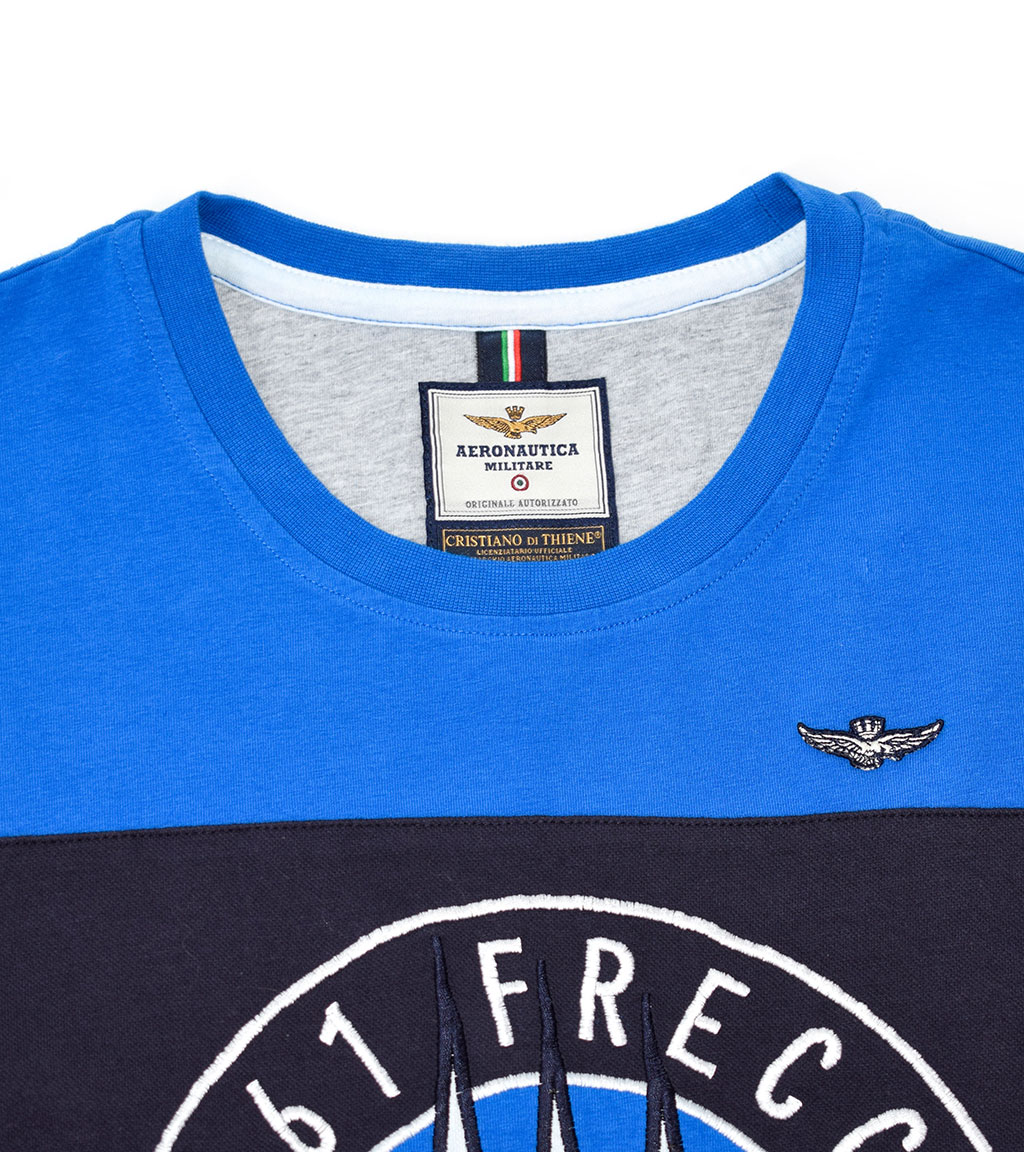 Футболка AERONAUTICA MILITARE SS 20 bluette (TS 1698)