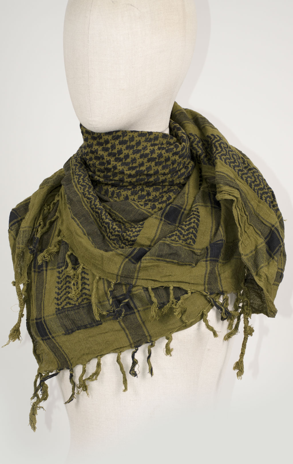 Платок шейный Арафатка olive/black б/у 