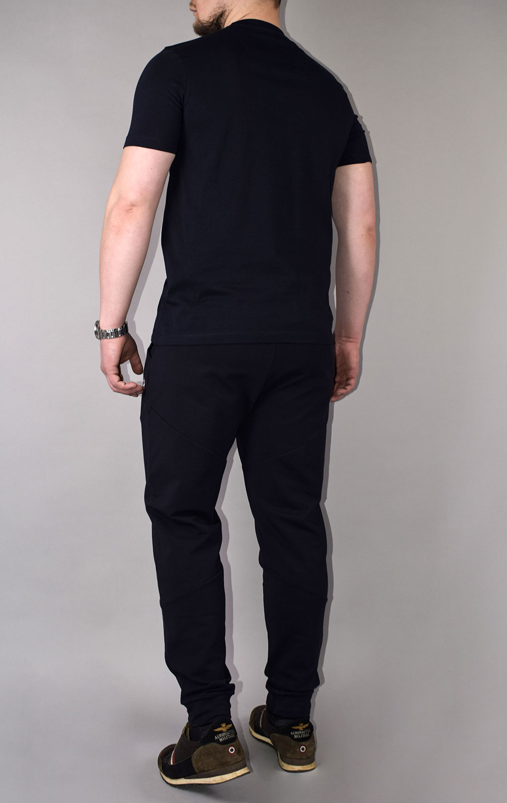Футболка AERONAUTICA MILITARE big size SS 21/TR blue black (TS 1850) 