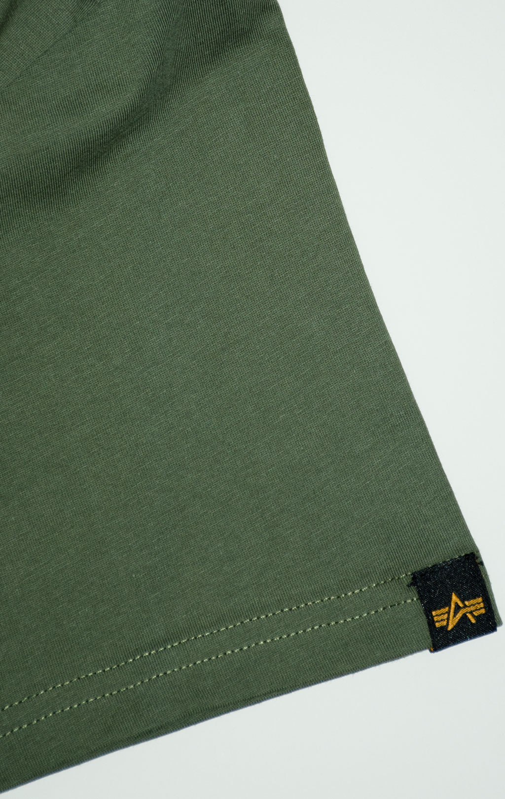 Футболка ALPHA INDUSTRIES ALPHA LABEL T dark olive 