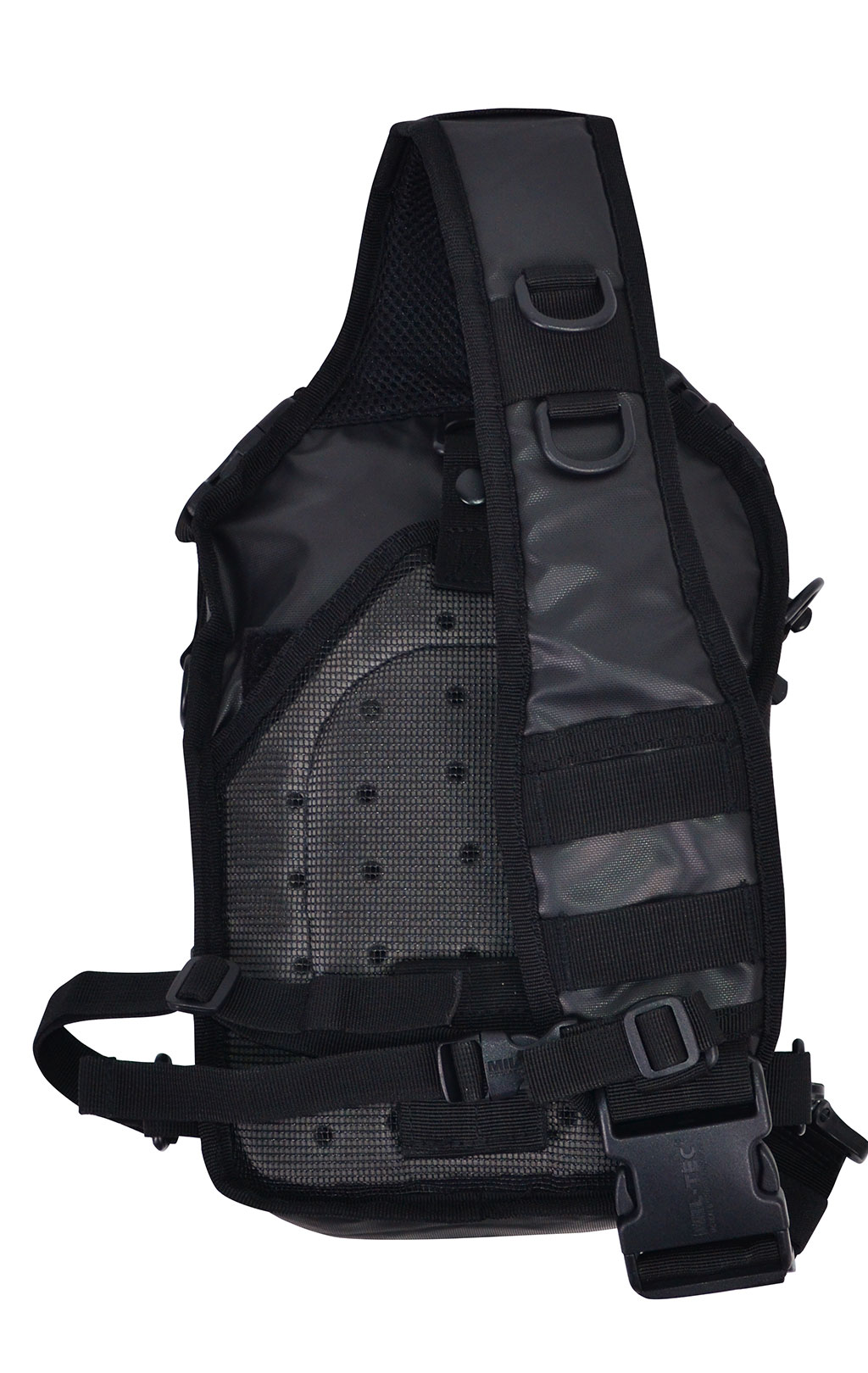 Рюкзак однолямочный Mil-Tec ASSAULT one strap ПВХ small(10L) black 