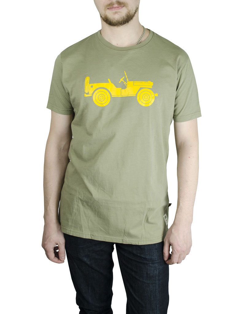 Футболка ALPHA INDUSTRIES WILLYS olive 